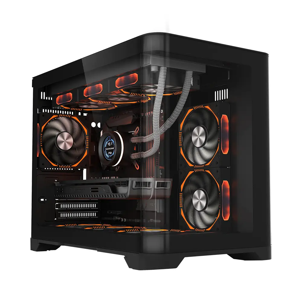 Sistem PC Gaming 1stPlayer® cu AMD Ryzen™ 7 7700 5.3 GHz, 32Mb
