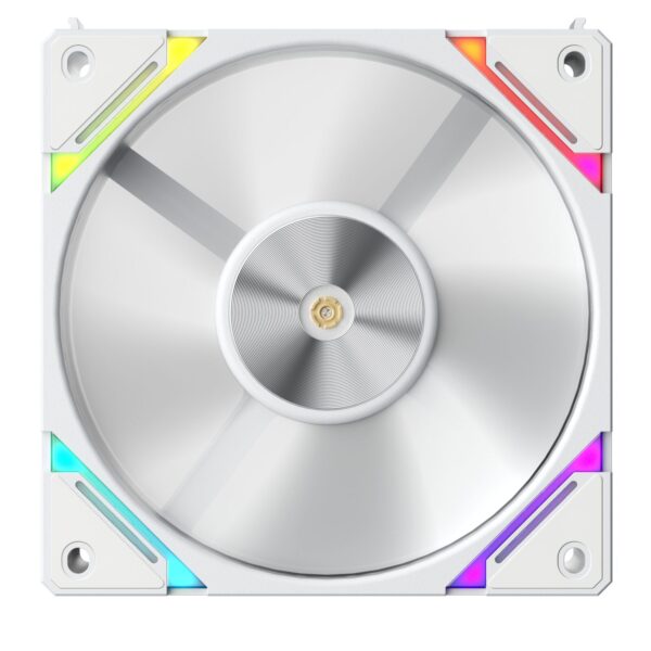 Ventilator 1stPlayer® aRGB XF7-WH, control turatie, 120x120x25 mm silent, rulment hydraulic, 3pin(ARGB)+4PIN(PWM), alb