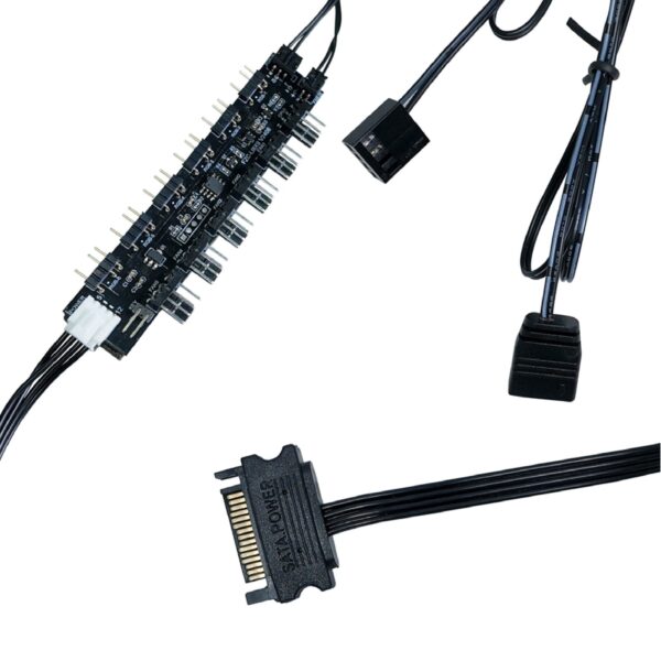 Controler 1stPlayer® aRGB plus PWM, control turatie si culoare lumini, pana la 6 ventilatoare