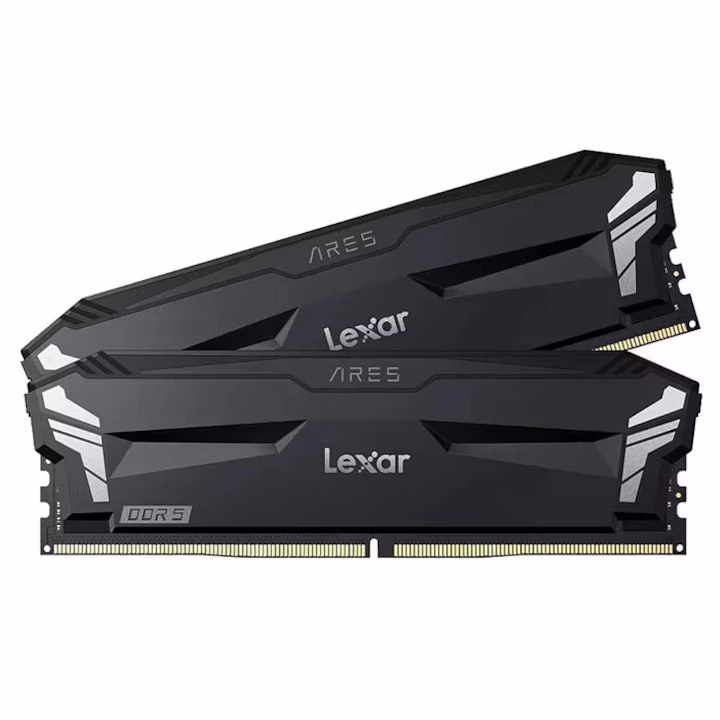 Memorie RAM Lexar ARES Black 32GB DDR5 6000MHz CL30 Dual Channel Kit