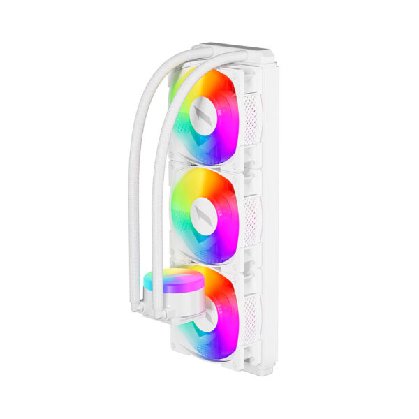 Cooler Procesor 1stPlayer® Thunderstorm TS2 360 wh, aRGB, compatibil AMD/Intel, alb