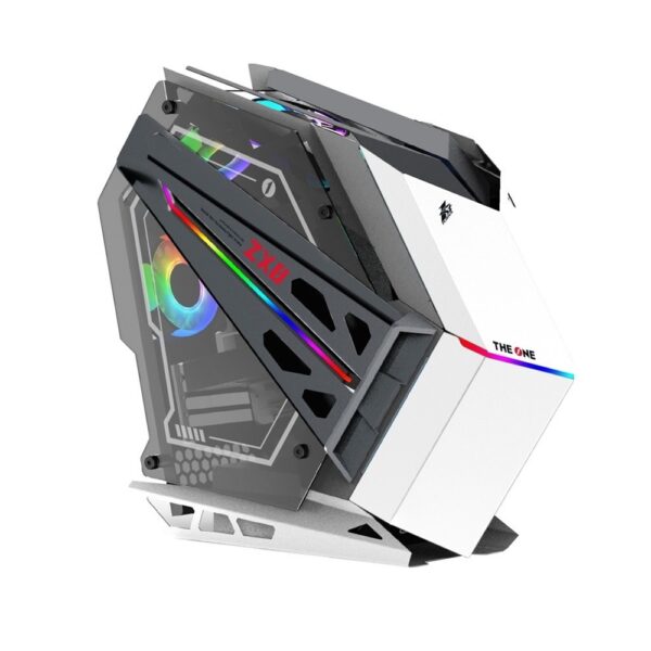 Sistem PC Gaming 1stPlayer® cu Intel® Core™ i5 14600KF Raptor Lake 5.3 GHz, 32GB DDR5, SSD 1TB M.2, placa video GeForce® RTX™ 5060Ti 8 GB GDDR7, WiFi, liquid cooling, ZX856TW, Windows 11 Pro