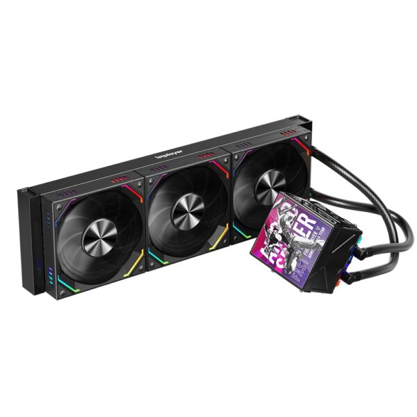 Cooler Procesor 1stPLAYER FT 360E-bk FAST aRGB, display personalizabil, compatibil AMD si Intel, negru