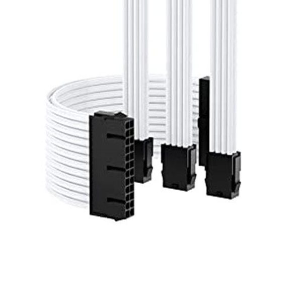 Set Prelungire 4 Cabluri Sursa ATX, 1stPlayer® Premium, Steam Punk 4IN1 cristal white