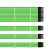 Set Prelungire Cabluri Sursa ATX, 1stPlayer® Premium, 30 cm, Steam Punk 4IN1, verde neon