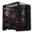 Carcasa 1stPLAYER Gaming RT5-bk, 5 ventilatoare aRGB plus PWM, display, Micro-ATX, telecomanda, negru